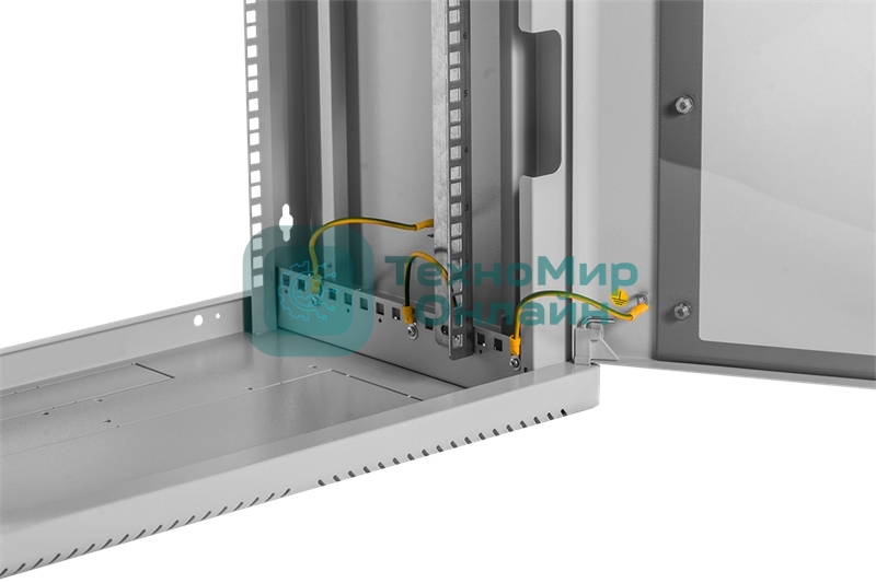 Шкаф ЦМО телекоммуникационный настенный сварной 12U (600 350) съемные стенки, дверь металл