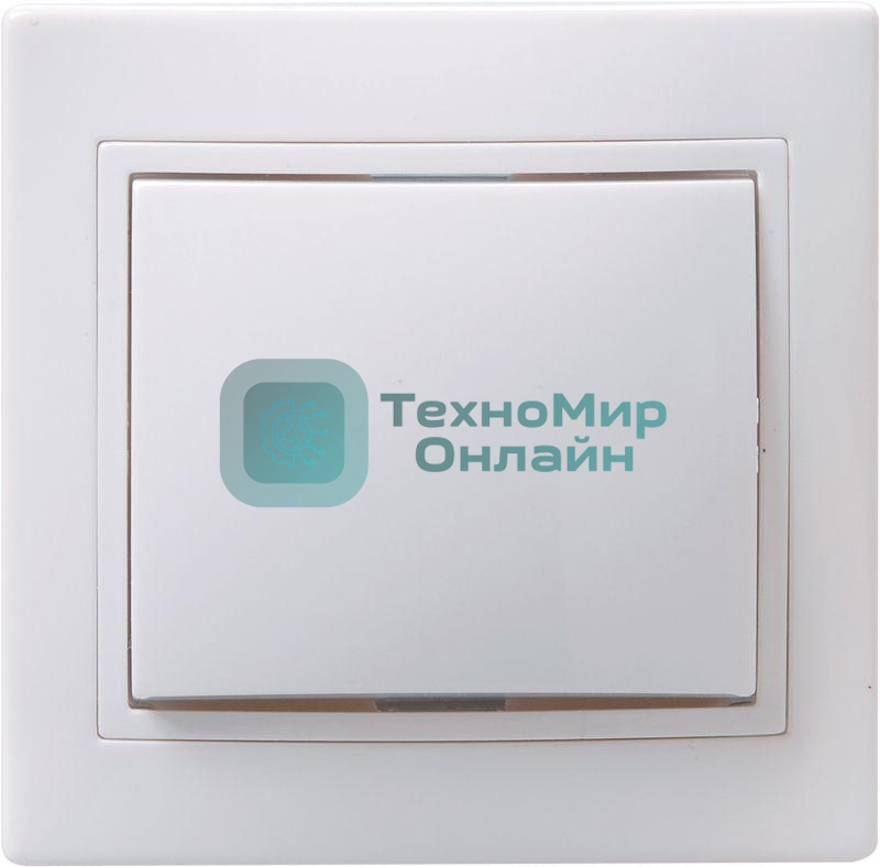 Выключатель 1-кл. СП КВАРТА 10А IP20 ВС10-1-0-КБ белый IEK EVK10-K01-10-DM