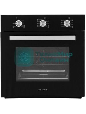Духовой шкаф электрический Darina 1V5 BDE 111 705 B черный, встраиваемый
