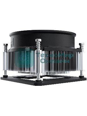 Кулер ID-COOLING DK-19 PWM серебристый/черный 92мм алюминий 2200rpm 26db 4-pin 95W 55мм