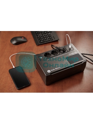 Источник бесперебойного питания Systeme Electriс Back-Save, 600VA/360W, 230V, Line-Interactive, AVR, 3xSchuko, USB charge(type A), USB