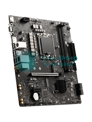 Материнская плата MSI PRO H610M-G, LGA 1700, Intel H610, 2xDDR5, 4xSATA, 1xM.2, 1xPCIe 4.0 x16, 1xPCIe 3.0 x1, 1xHDMI, 1xDP, 1xVGA, 1xRJ45 1Gb, 2xUSB-A 3.2 Gen 1, 4xUSB-A 2.0, 3x3.5мм, 7.1, mATX