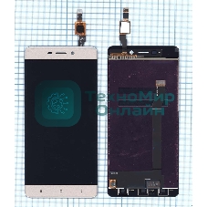 Дисплей для Xiaomi Redmi 4 золотой