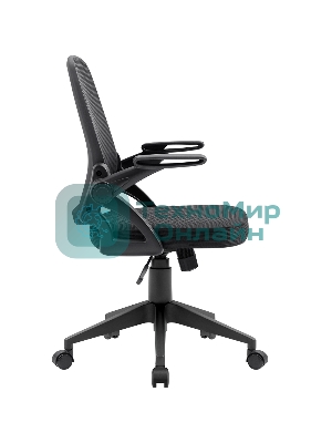 Кресло Defender Office черный, сетка, 120 кг, регулируемые подлокотники