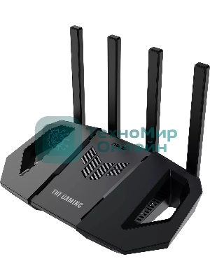Роутер беспроводной Asus TUF-BE3600 BE3600 100/1000/2500BASE-T черный