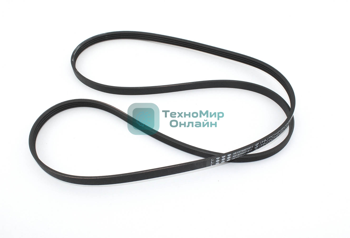 Ремень 1207 J4 для стиральной машины Whirlpool черный 1130мм
