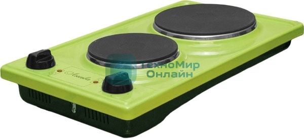 Плита настольная электрическая ЭПБ 22 зеленый (настольная)