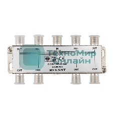 Делитель ТВ Rexant х 8 под F разъем 5-1000 МГц