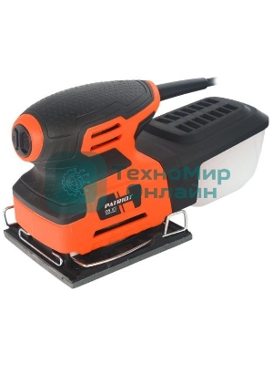 Вибрационная шлифовальная машина PATRIOT OS 105240 Вт, 13 000 кол/мин; размер платформы: 104 х 112 мм