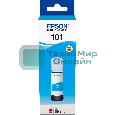 Картридж струйный Epson L101 C13T03V24A синий (70мл) для Epson L4150/L4160/L6160/L6170/L6190