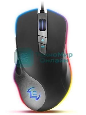 Мышь проводная SVEN RX-G970 черный, 4000 dpi, USB, кнопки - 7