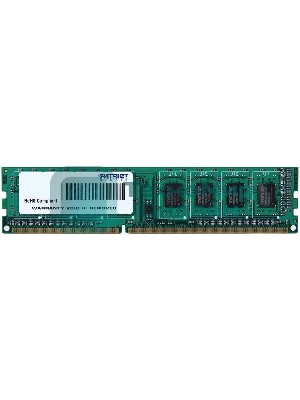 Оперативная память Patriot, DDR3, 4GB (1x4 GB), 1333 MHz, CL9, DIMM