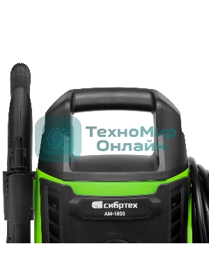 Моечная машина высокого давления Сибртех АМ-1800, 1800 Вт, 140 бар, 350 л/ч, колесная