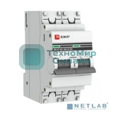 Выключатель автоматический модульный 2п C 25А 4.5кА ВА 47-63 PROxima EKF mcb4763-2-25C-pro