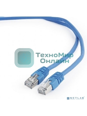 Патч-корд FTP Cablexpert cat.6, 1м, литой, многожильный, черный