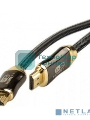 Кабель HDMI 19M/M,ver. 2.1, 8K@60 Hz 3m метал разъемы, нейлоновая оплетка Telecom TCG300-3M