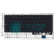 Клавиатура для ноутбука Asus ZenBook Pro UX450F черная с подсветкой