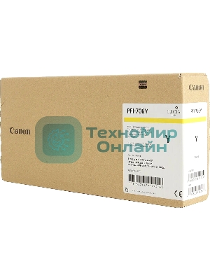Картридж струйный Canon PFI-706 Y желтый для iPF8300S/8400/9400S/9400 (6684B001)