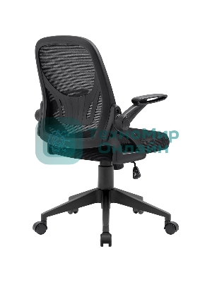 Кресло Defender Office черный, сетка, 120 кг, регулируемые подлокотники