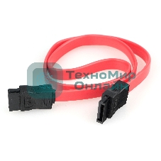 Кабель интерфейсный SATA Cablexpert CC-SATADATA-N, Sata3 7pin/7pin, медн.проводник, 50 см, пакет