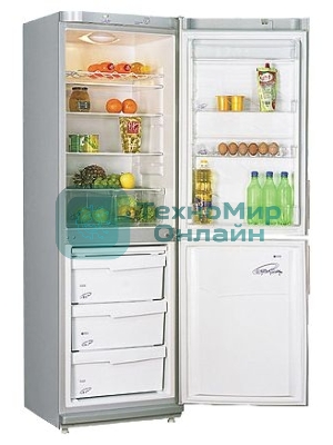 Холодильник Pozis RK-139 серебристый глянц. двухкамерный 188/97 л морозилка снизу