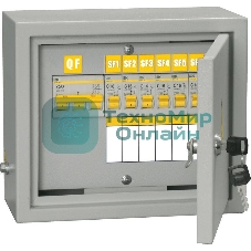 Щит ОЩВ-6/ОЩВ-3-63-6-0 (ВВ63А 6х16А) IP31 IEK MSM10-3N-06-31