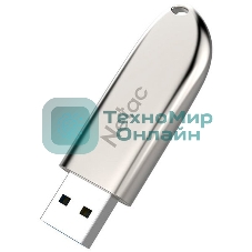 Флешка USB Netac U352 (NT03U352N-032G-20PN), 32Gb, USB 2.0, R/W 50/15, серебристый