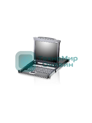 Квм консоль ATEN SINGLE RAIL 16P PS/2-USB LCDKVMP 19INCH (CL5716NR).
