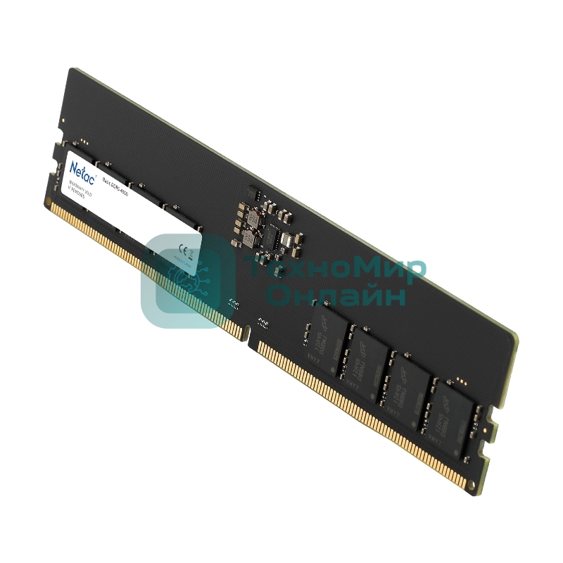 Оперативная память NETAC Basic, DDR5, 16GB (1x16GB), 4800MHz, CL40, DIMM