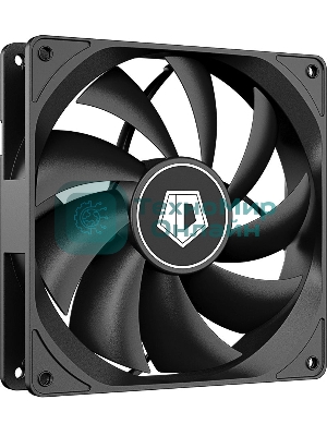 Вентилятор для корпуса ID-Cooling FL-12025K черный 120мм 1250rpm 21db 3-pin