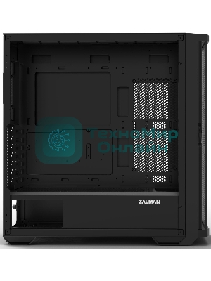 Компьютерный корпус ZALMAN Z10 PLUS, ATX, черный, WINDOW, 2x3.5