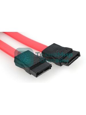 Кабель интерфейсный SATA Cablexpert CC-SATADATA-N, Sata3 7pin/7pin, медн.проводник, 50 см, пакет