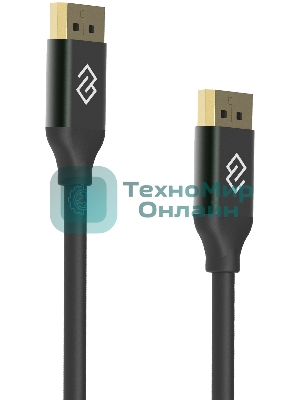 Кабель аудио-видео Digma V1.4 DisplayPort (m)/DisplayPort (m) 2м. черный (D-DP-V1.4-2M)