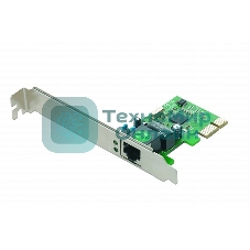 Сетевой адаптер Ethernet Gembird NIC-GX1 1000/100/10, PCI-express, чипсет RTL8111C
