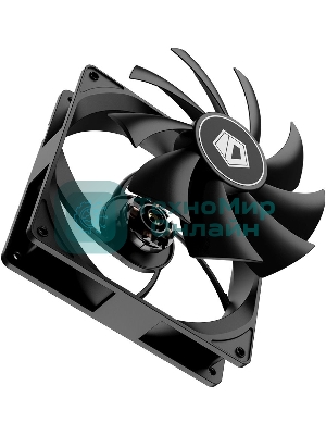 Вентилятор для корпуса ID-Cooling FL-12025K черный 120мм 1250rpm 21db 3-pin