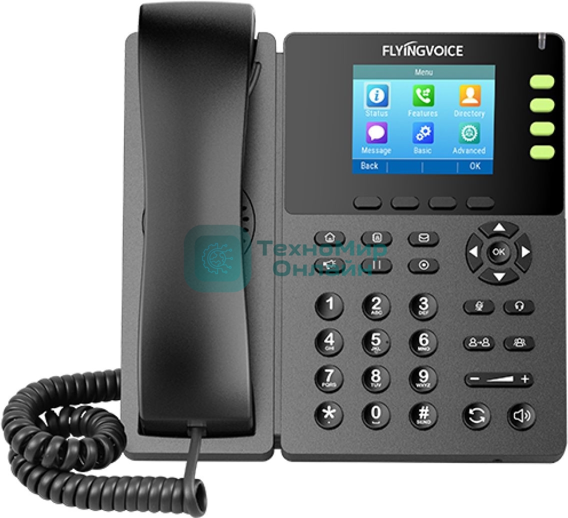 Телефон IP Flyingvoice FIP-13G черный