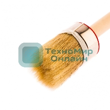 Кисть круглая MTX 82047 Профи №10 40 мм, натуральная щетина, деревянная рукоятка