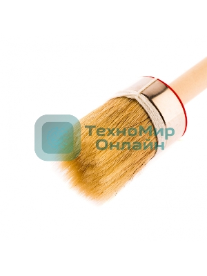 Кисть круглая MTX 82047 Профи №10 40 мм, натуральная щетина, деревянная рукоятка