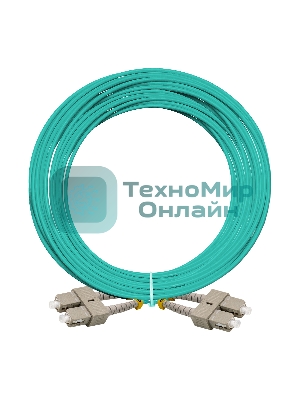Патч-корд волоконно-оптический ExeGate FC-D-503-SC-SC-20M-LSZH (Шнур ВО MM 50/125 (OM3), SC/UPC-SC/UPC, Duplex, LSZH, 20м)