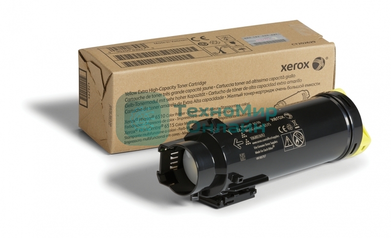 Чип Hi-Black к картриджу Xerox Phaser 6510/WC 6515 (106R03695), Y, 4,3K