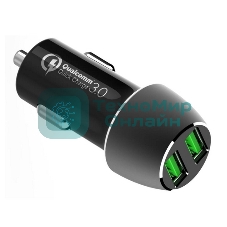 Автомобильное ЗУ ACD 36Вт, 2xUSB QC, 3.6~12В/3А RTL