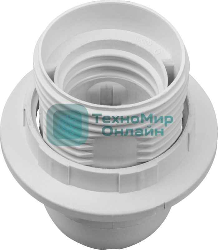 Патрон электрический Navigator NLH-PL-R1-E27 с кольцом термопластик