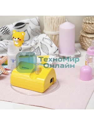 Ингалятор OMRON NE-C24 Kids компрессорный, детский, желтый