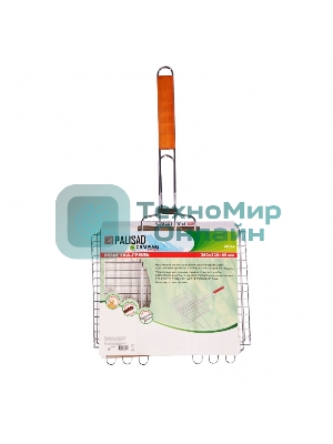 Решетка-гриль Camping Palisad 260х320х65 мм, объемная, хромир.