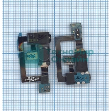 Шлейф для Samsung Galaxy S GT-i9000 с аудио разъемом и динамиком