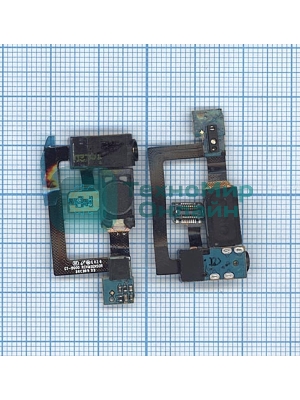 Шлейф для Samsung Galaxy S GT-i9000 с аудио разъемом и динамиком