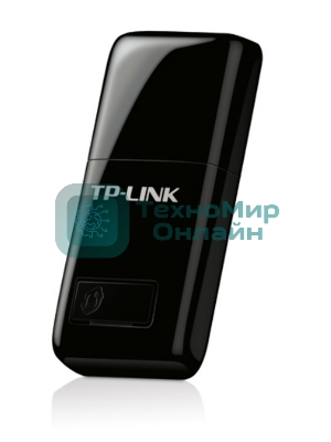 Сетевой адаптер TP-Link SOHO TL-WN823N Беспроводной USB мини адаптер 300 Мбит/с стандарта N c кнопкой QSS(Realtec)