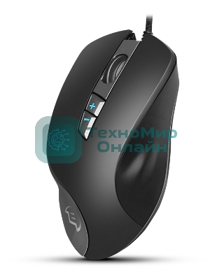 Мышь проводная SVEN RX-G970 черный, 4000 dpi, USB, кнопки - 7