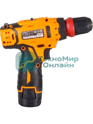 Дрель-шуруповерт аккумуляторная Вихрь ДА-12Л-2КC 72/14/33, Аккумуляторная, 12В, 2 АКБ, Кейс