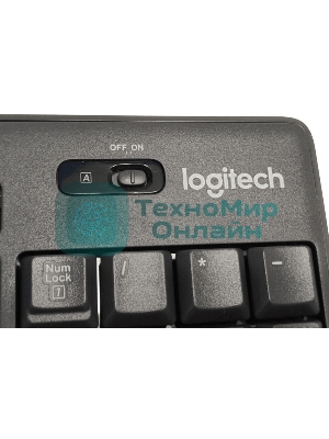 Комплект клавиатура+мышь Logitech MK275 беспроводной, USB, 1000 DPI, голубой/чёрный